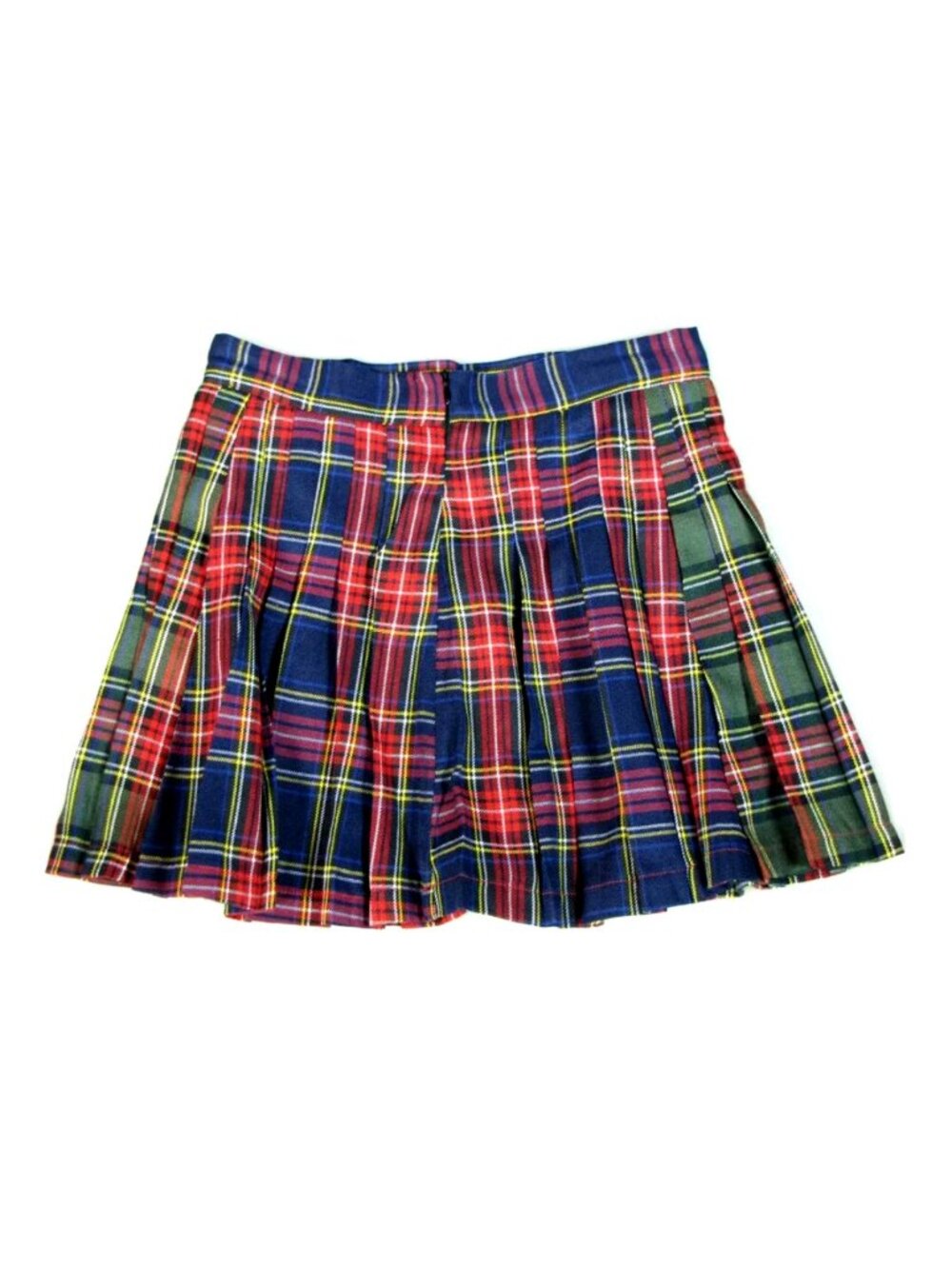 SALE! Plaid Red Green Short Mini Skirt